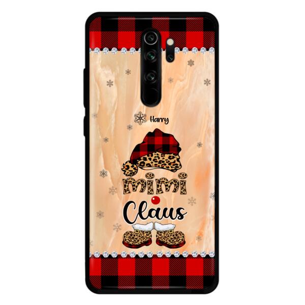 Custom Personalized Mimi Claus Phone Case - Upto 9 Names - Gift For Grandma - Case For Xiaomi, Oppo And Huawei