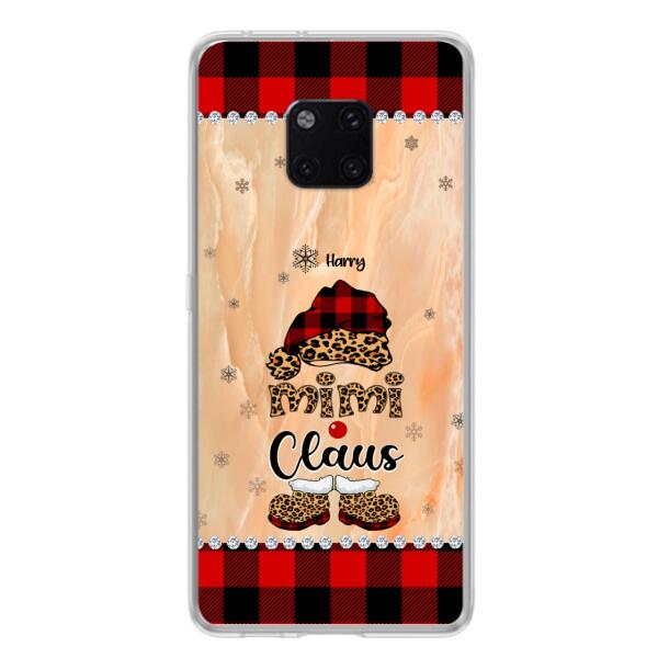 Custom Personalized Mimi Claus Phone Case - Upto 9 Names - Gift For Grandma - Case For Xiaomi, Oppo And Huawei