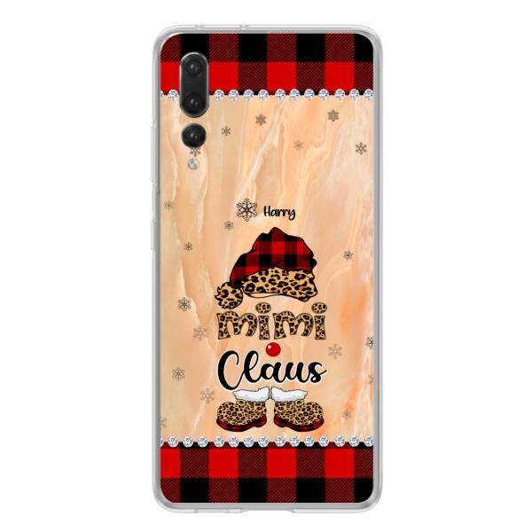 Custom Personalized Mimi Claus Phone Case - Upto 9 Names - Gift For Grandma - Case For Xiaomi, Oppo And Huawei