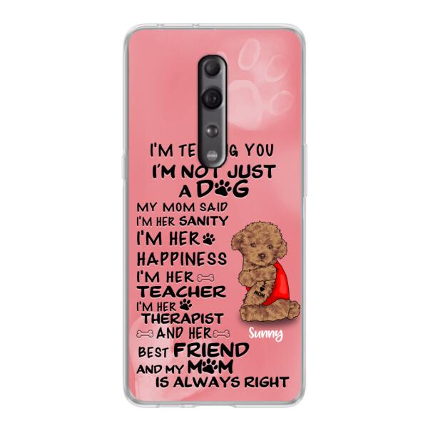 Custom Personalized Dog Phone Case - Best Gift For Dog Lovers - I'm Not Just A Dog - Case For Xiaomi, Huawei & Oppo