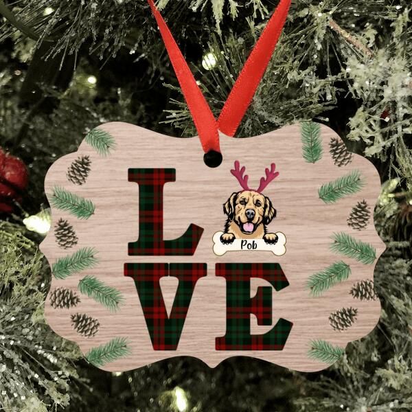 Custom Personalized Xmas Pet Ornament -  Christmas Gift For Dog/ Cat Lover