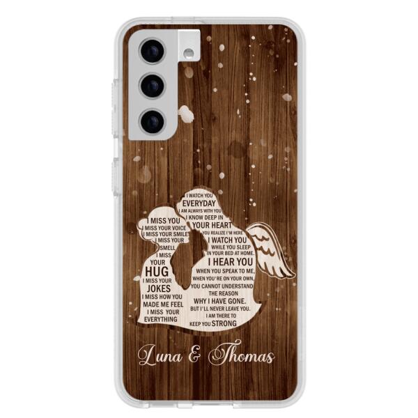 Custom Personalized I Miss Your Voice Memorial Phone Case - Memorial Gift Idea For Couple - Case For iPhone And Samsung