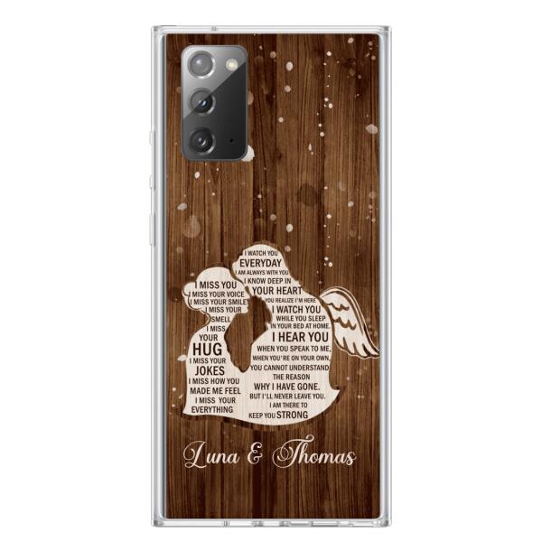 Custom Personalized I Miss Your Voice Memorial Phone Case - Memorial Gift Idea For Couple - Case For iPhone And Samsung