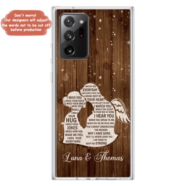 Custom Personalized I Miss Your Voice Memorial Phone Case - Memorial Gift Idea For Couple - Case For iPhone And Samsung