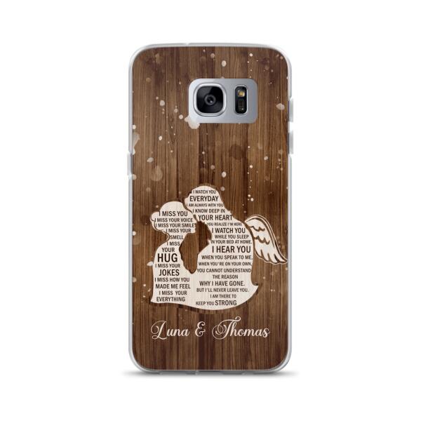 Custom Personalized I Miss Your Voice Memorial Phone Case - Memorial Gift Idea For Couple - Case For iPhone And Samsung