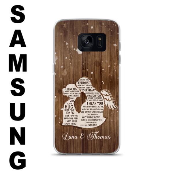 Custom Personalized I Miss Your Voice Memorial Phone Case - Memorial Gift Idea For Couple - Case For iPhone And Samsung