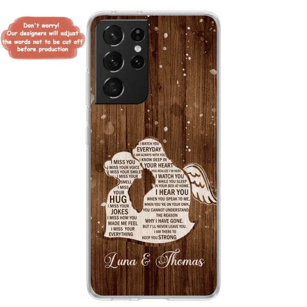 Custom Personalized I Miss Your Voice Memorial Phone Case - Memorial Gift Idea For Couple - Case For iPhone And Samsung