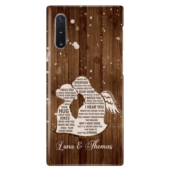 Custom Personalized I Miss Your Voice Memorial Phone Case - Memorial Gift Idea For Couple - Case For iPhone And Samsung