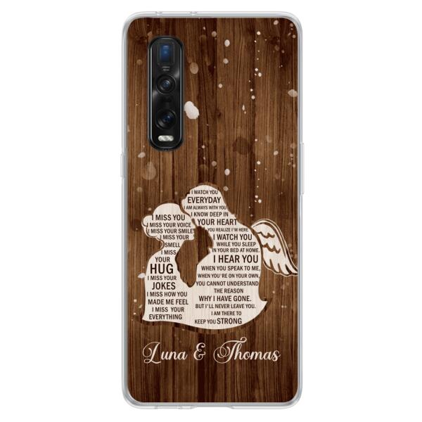 Custom Personalized I Miss Your Voice Memorial Phone Case - Memorial Gift Idea For Couple - Case For Xiaomi, Oppo And Huawei