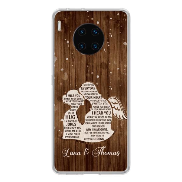 Custom Personalized I Miss Your Voice Memorial Phone Case - Memorial Gift Idea For Couple - Case For Xiaomi, Oppo And Huawei