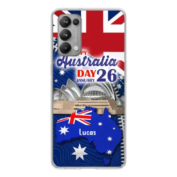 Custom Personalized Happy Australia Day Phone Case - Case For Xiaomi, Oppo And Huawei