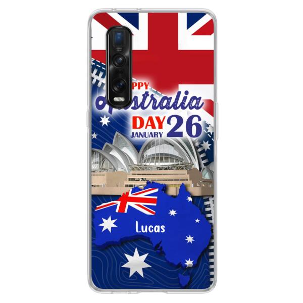 Custom Personalized Happy Australia Day Phone Case - Case For Xiaomi, Oppo And Huawei