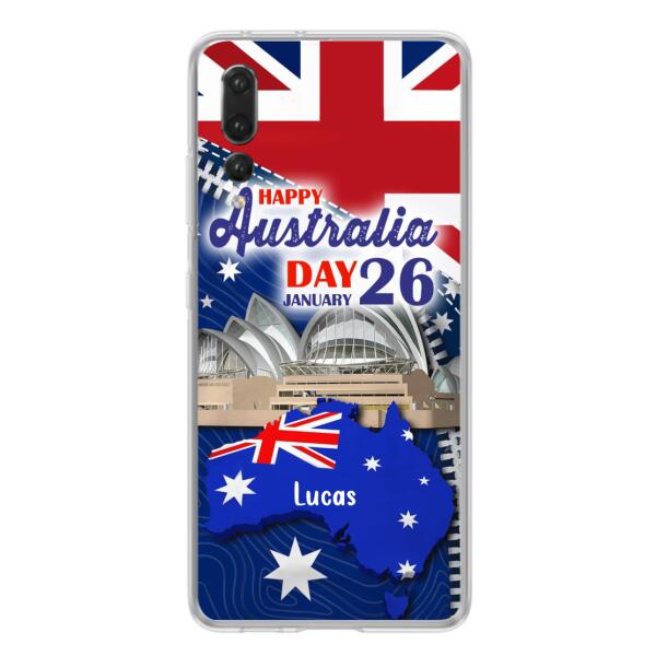 Custom Personalized Happy Australia Day Phone Case - Case For Xiaomi, Oppo And Huawei