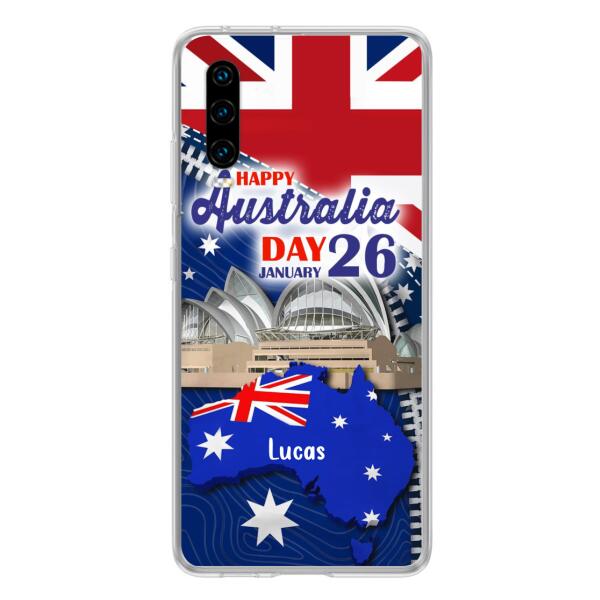 Custom Personalized Happy Australia Day Phone Case - Case For Xiaomi, Oppo And Huawei