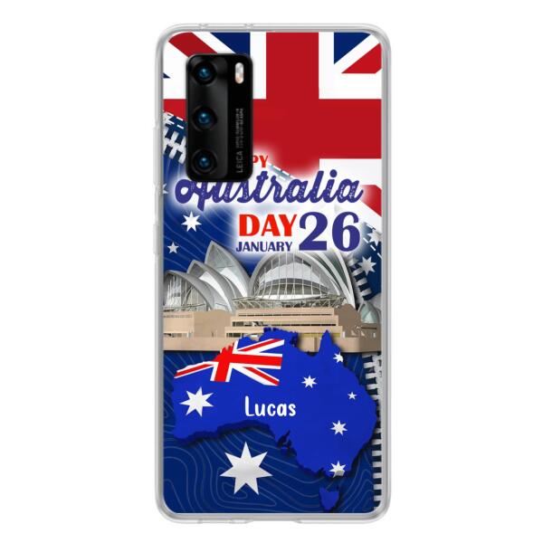 Custom Personalized Happy Australia Day Phone Case - Case For Xiaomi, Oppo And Huawei