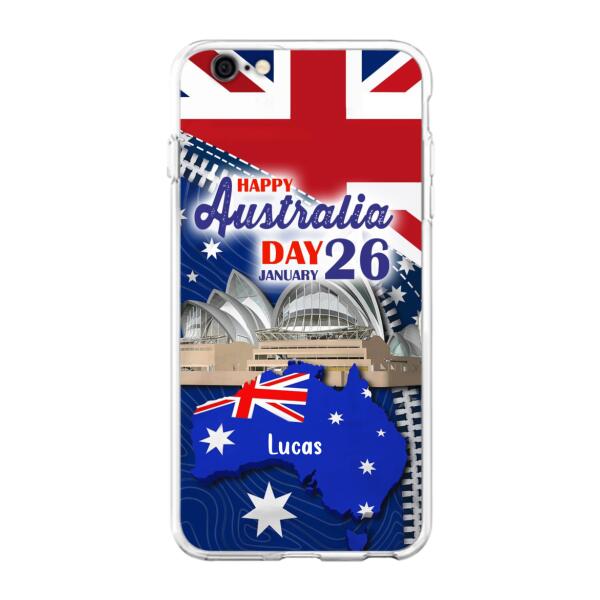 Custom Personalized Happy Australia Day Phone Case - Case For iPhone And Samsung