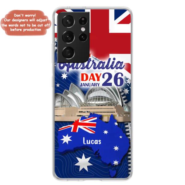 Custom Personalized Happy Australia Day Phone Case - Case For iPhone And Samsung