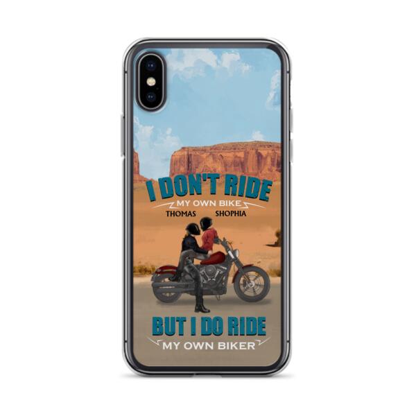 Custom Personalized Couple Riding Phone Case - Gifts For Riders - I Don't Ride My Own Bike But I Do Ride My Own Bike