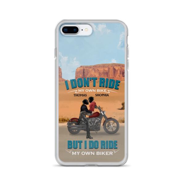 Custom Personalized Couple Riding Phone Case - Gifts For Riders - I Don't Ride My Own Bike But I Do Ride My Own Bike