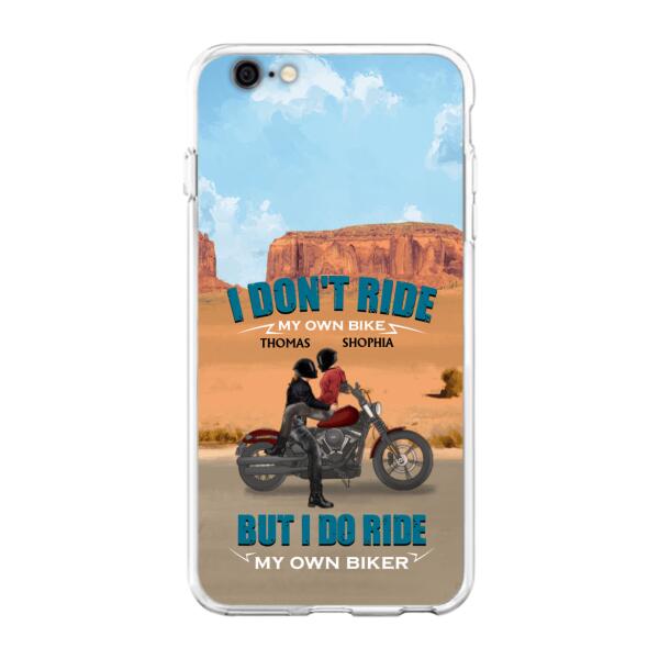 Custom Personalized Couple Riding Phone Case - Gifts For Riders - I Don't Ride My Own Bike But I Do Ride My Own Bike