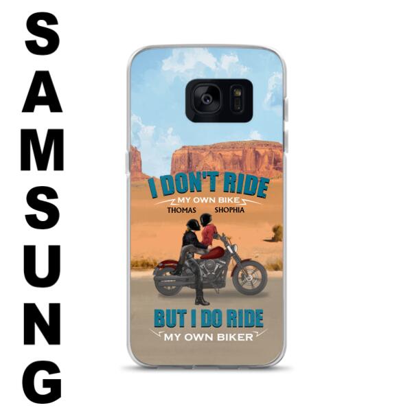 Custom Personalized Couple Riding Phone Case - Gifts For Riders - I Don't Ride My Own Bike But I Do Ride My Own Bike