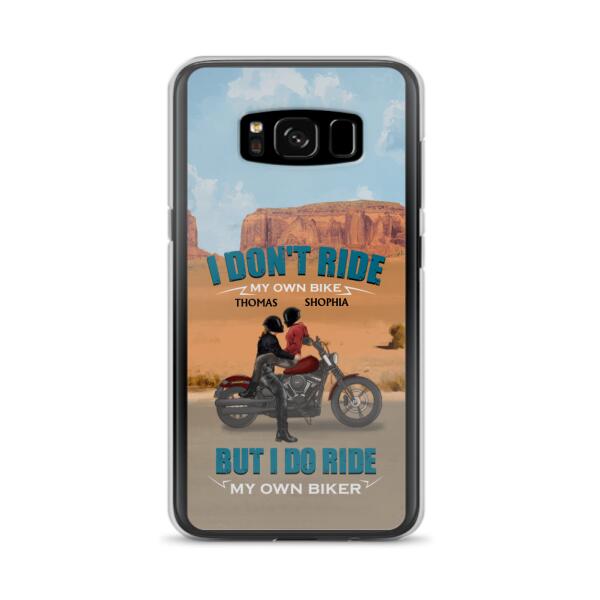 Custom Personalized Couple Riding Phone Case - Gifts For Riders - I Don't Ride My Own Bike But I Do Ride My Own Bike