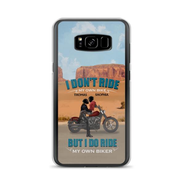 Custom Personalized Couple Riding Phone Case - Gifts For Riders - I Don't Ride My Own Bike But I Do Ride My Own Bike