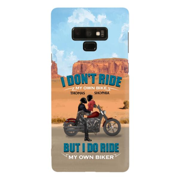 Custom Personalized Couple Riding Phone Case - Gifts For Riders - I Don't Ride My Own Bike But I Do Ride My Own Bike