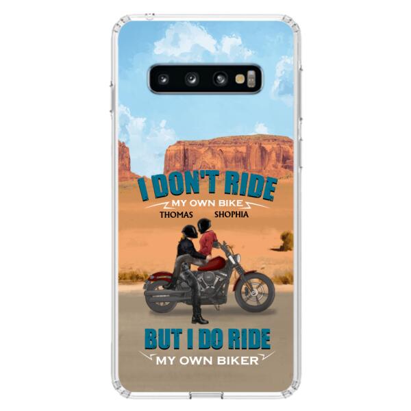 Custom Personalized Couple Riding Phone Case - Gifts For Riders - I Don't Ride My Own Bike But I Do Ride My Own Bike