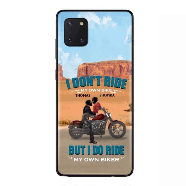 Custom Personalized Couple Riding Phone Case - Gifts For Riders - I Don't Ride My Own Bike But I Do Ride My Own Bike