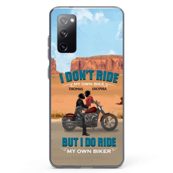 Custom Personalized Couple Riding Phone Case - Gifts For Riders - I Don't Ride My Own Bike But I Do Ride My Own Bike