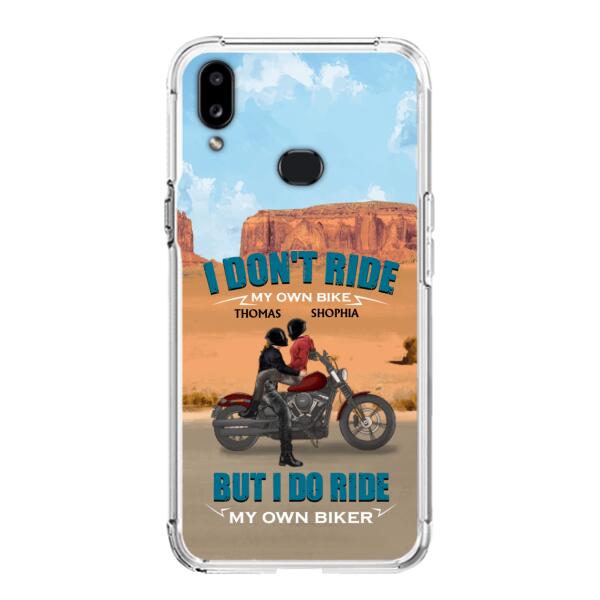 Custom Personalized Couple Riding Phone Case - Gifts For Riders - I Don't Ride My Own Bike But I Do Ride My Own Bike