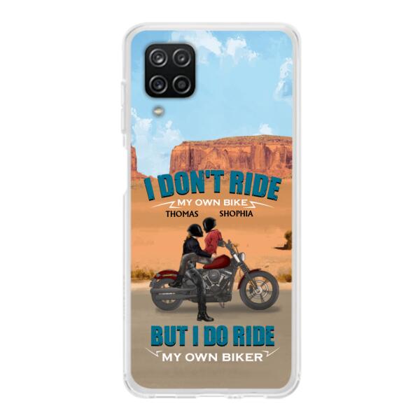 Custom Personalized Couple Riding Phone Case - Gifts For Riders - I Don't Ride My Own Bike But I Do Ride My Own Bike