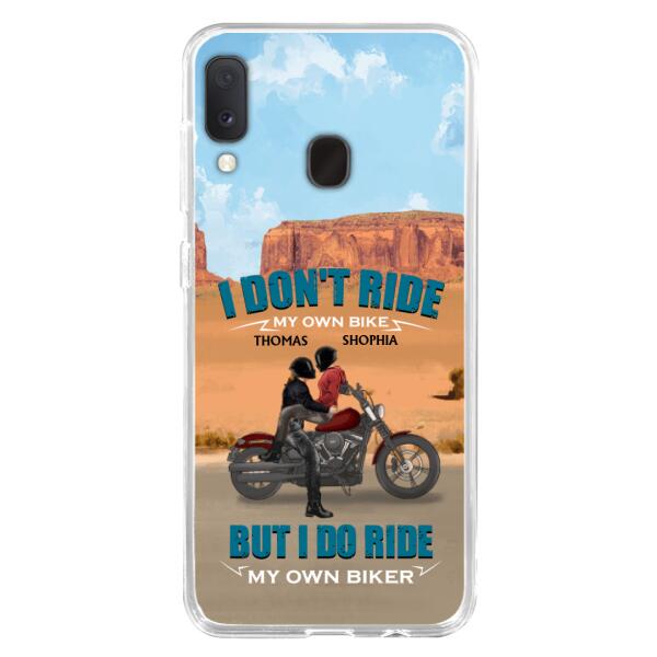 Custom Personalized Couple Riding Phone Case - Gifts For Riders - I Don't Ride My Own Bike But I Do Ride My Own Bike