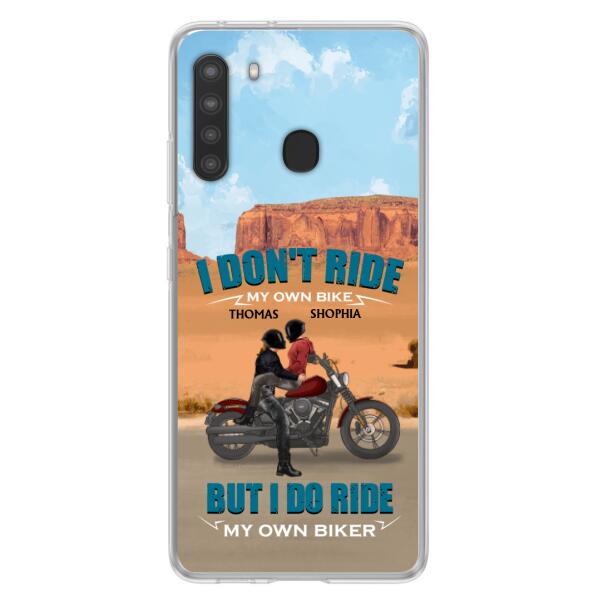 Custom Personalized Couple Riding Phone Case - Gifts For Riders - I Don't Ride My Own Bike But I Do Ride My Own Bike