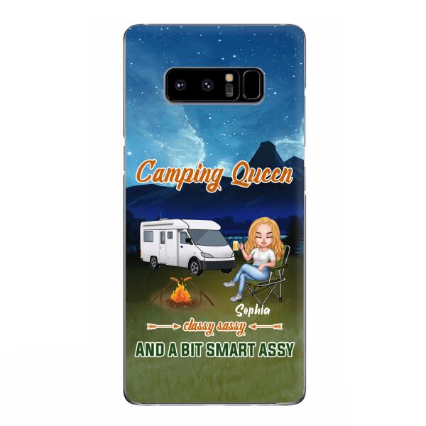 Custom Personalized Camping Queen Phone Case - Gift Idea For Camping Lover - Case For iPhone And Samsung