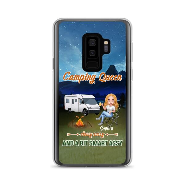 Custom Personalized Camping Queen Phone Case - Gift Idea For Camping Lover - Case For iPhone And Samsung