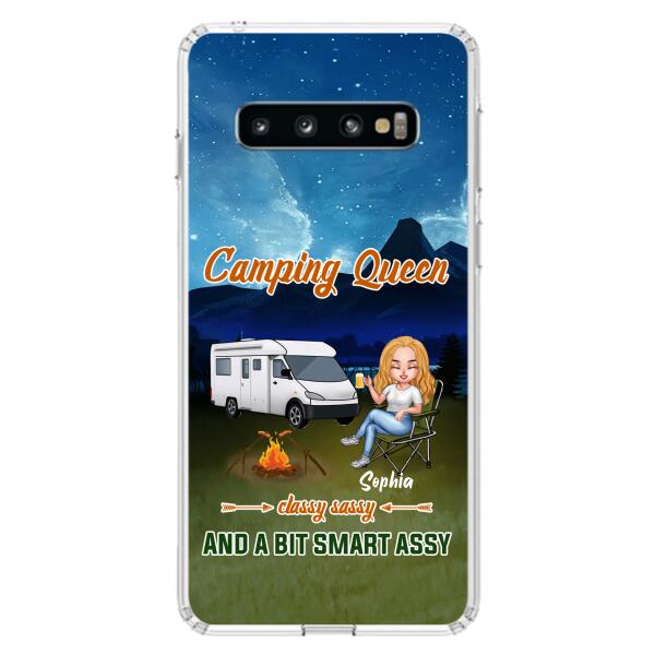 Custom Personalized Camping Queen Phone Case - Gift Idea For Camping Lover - Case For iPhone And Samsung