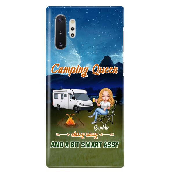 Custom Personalized Camping Queen Phone Case - Gift Idea For Camping Lover - Case For iPhone And Samsung