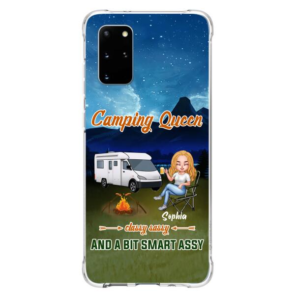 Custom Personalized Camping Queen Phone Case - Gift Idea For Camping Lover - Case For iPhone And Samsung