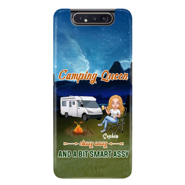 Custom Personalized Camping Queen Phone Case - Gift Idea For Camping Lover - Case For iPhone And Samsung