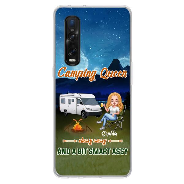 Custom Personalized Camping Queen Phone Case - Gift Idea For Camping Lover - Case For Xiaomi, Oppo And Huawei