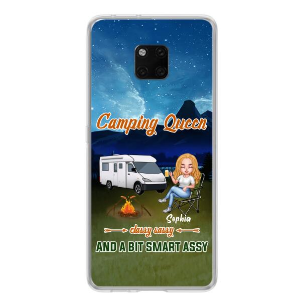 Custom Personalized Camping Queen Phone Case - Gift Idea For Camping Lover - Case For Xiaomi, Oppo And Huawei