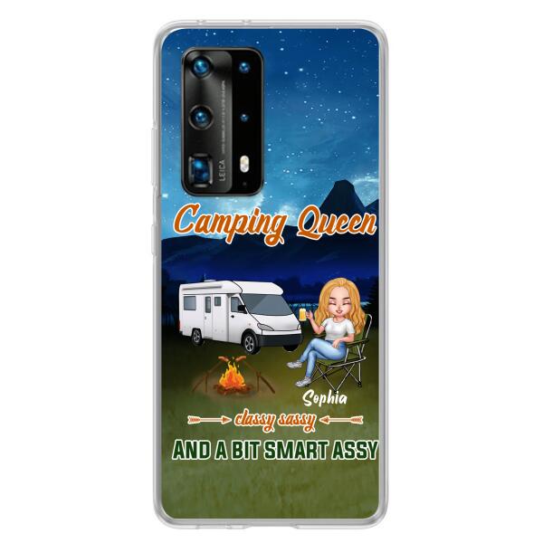 Custom Personalized Camping Queen Phone Case - Gift Idea For Camping Lover - Case For Xiaomi, Oppo And Huawei