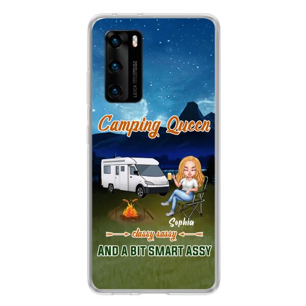 Custom Personalized Camping Queen Phone Case - Gift Idea For Camping Lover - Case For Xiaomi, Oppo And Huawei