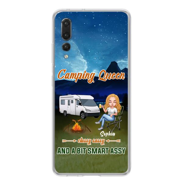 Custom Personalized Camping Queen Phone Case - Gift Idea For Camping Lover - Case For Xiaomi, Oppo And Huawei