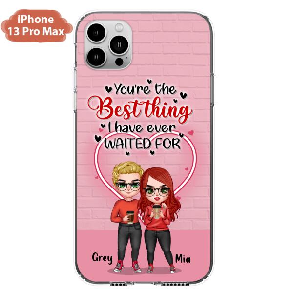 Custom Personalized Couple Phone Case - Valentine's Day Gift Idea For Couple - I love My Wife Awesome Wife - Case For iPhone And Samsung