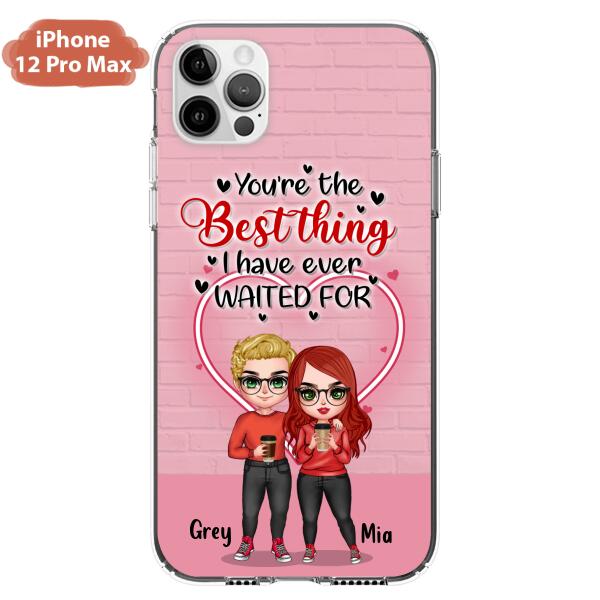 Custom Personalized Couple Phone Case - Valentine's Day Gift Idea For Couple - I love My Wife Awesome Wife - Case For iPhone And Samsung