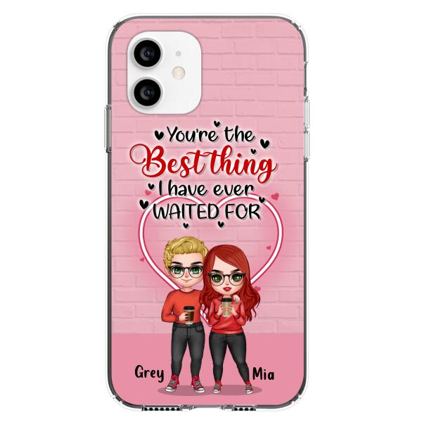 Custom Personalized Couple Phone Case - Valentine's Day Gift Idea For Couple - I love My Wife Awesome Wife - Case For iPhone And Samsung