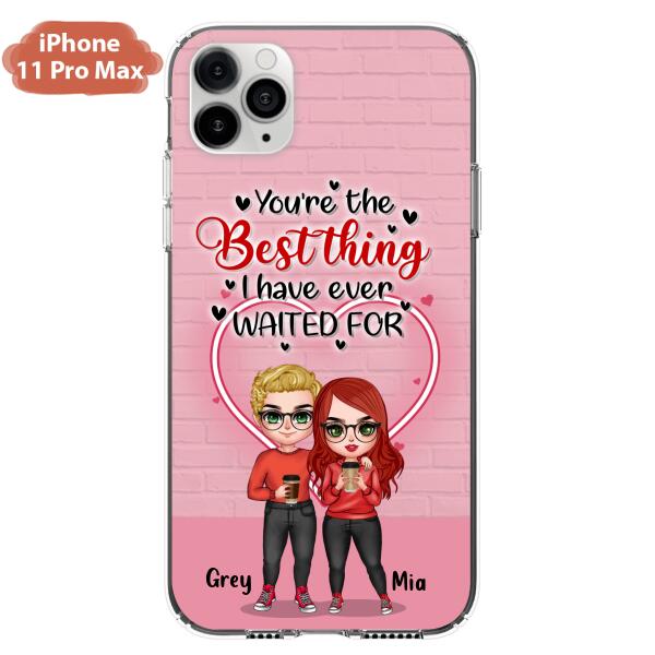 Custom Personalized Couple Phone Case - Valentine's Day Gift Idea For Couple - I love My Wife Awesome Wife - Case For iPhone And Samsung